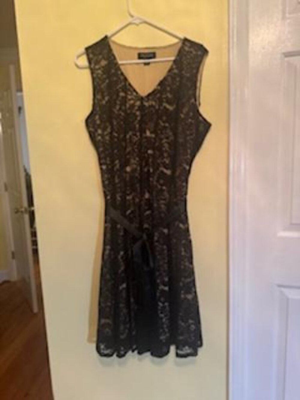Perceptions Black Lace Cocktail Dress XL